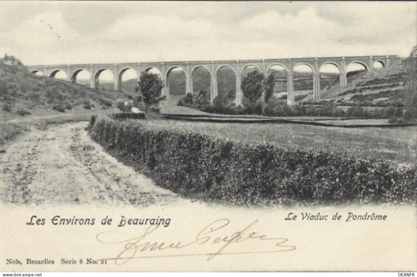 LES ENVIRONS De BEAURAING : Le Viaduc De Pondrôme. Carte Impeccable - Oblitération " Relais ". - Beauraing