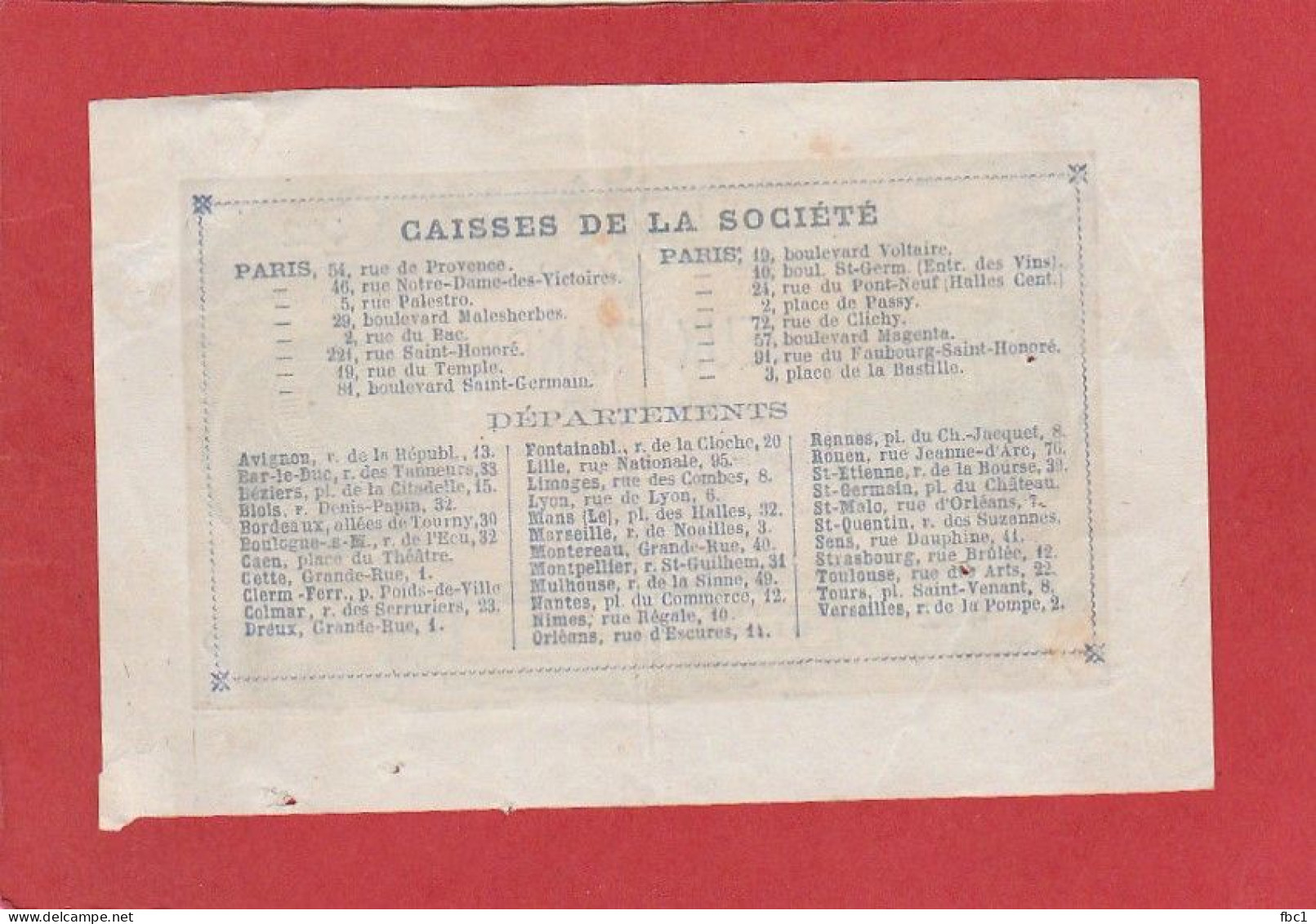 Société Générale - Bon De Monnaie - Deux Francs - 1871 - Buoni & Necessità