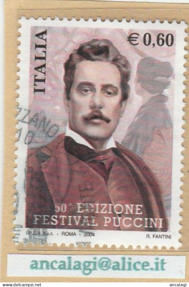 USATI ITALIA 2004 - Ref.0935C "GIACOMO PUCCINI" 1 Val. - - 2001-10: Oblitérés