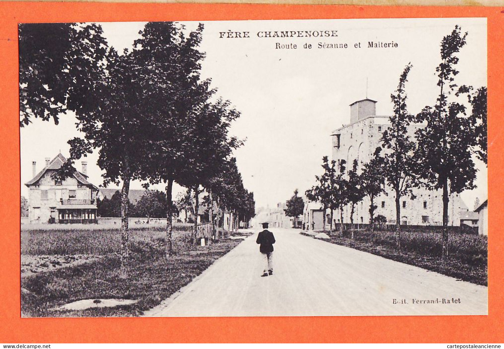 26235 / ⭐ FERE-CHAMPENOISE 51-Marne Route De SEZANNE Et MALTERIE 1910s Edition FERRAND-RADET I-P-M - Fère-Champenoise