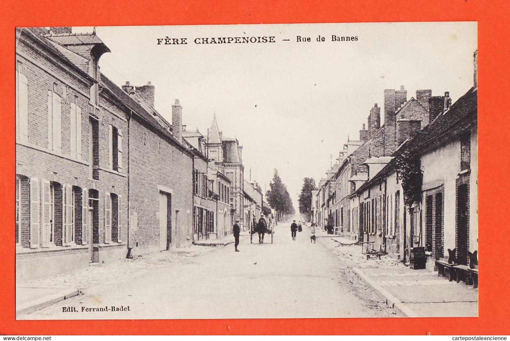 26234 / ⭐ FERE-CHAMPENOISE 51-Marne Rue De BANNES Animation Villageoise 1910s Edition FERRAND-RADET I-P-M - Fère-Champenoise
