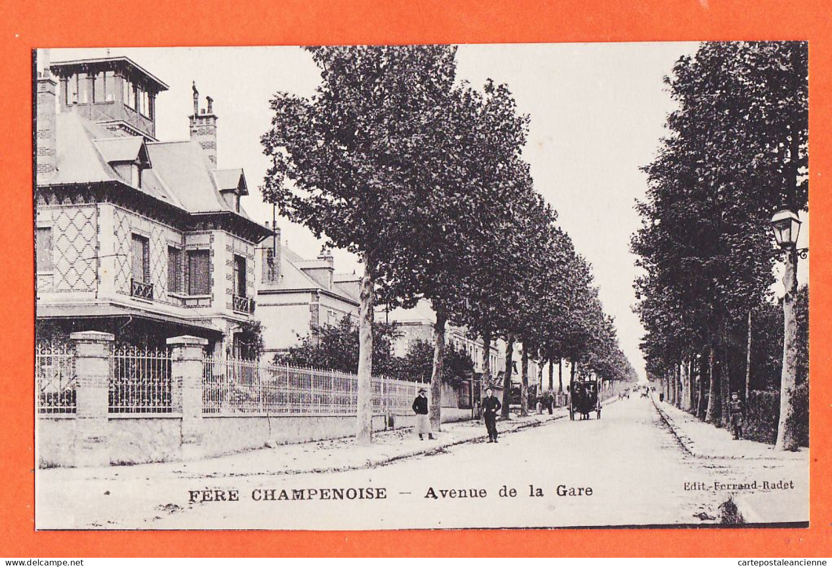 26236 / ⭐ FERE-CHAMPENOISE 51-Marne Avenue De La GARE 1910s Edition FERRAND-RADET I-P-M - Fère-Champenoise