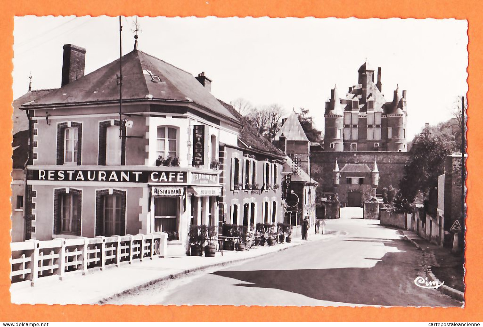 26374 / ⭐ MONTMORT-Luc 51-Marne Hotel Du CHEVAL BLANC Route Nationale 51 Restaurant Café 1950s Photo-Bromure COMBIER 50 - Montmort Lucy