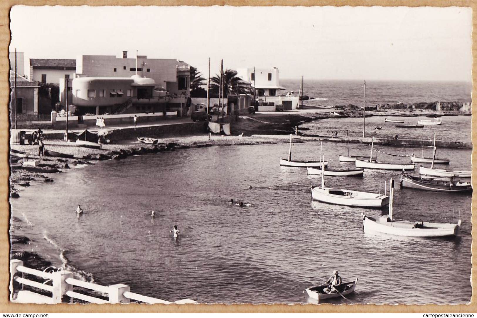 26483 / ⭐ Lisez Correspondance ! PORT-aux-POULES Oran Le PORT De J. VINCENT Villa BERNAL 1950s Photo-Bromure CAP 1508 - Oran