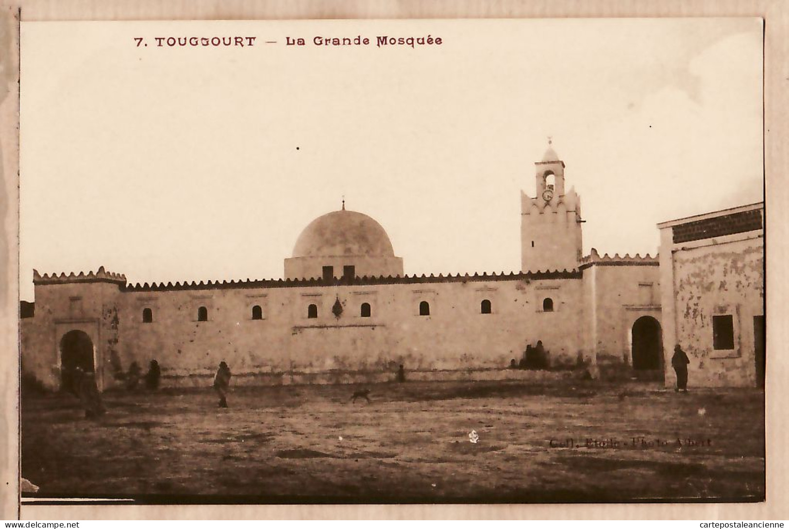 26461 / ⭐ Algerie TOUGGOURT VGrande Mosquée 1920s - ETOILE Photo ALBERT 7 Librairie Mme DEWAMME -ALGERIA  - Autres & Non Classés