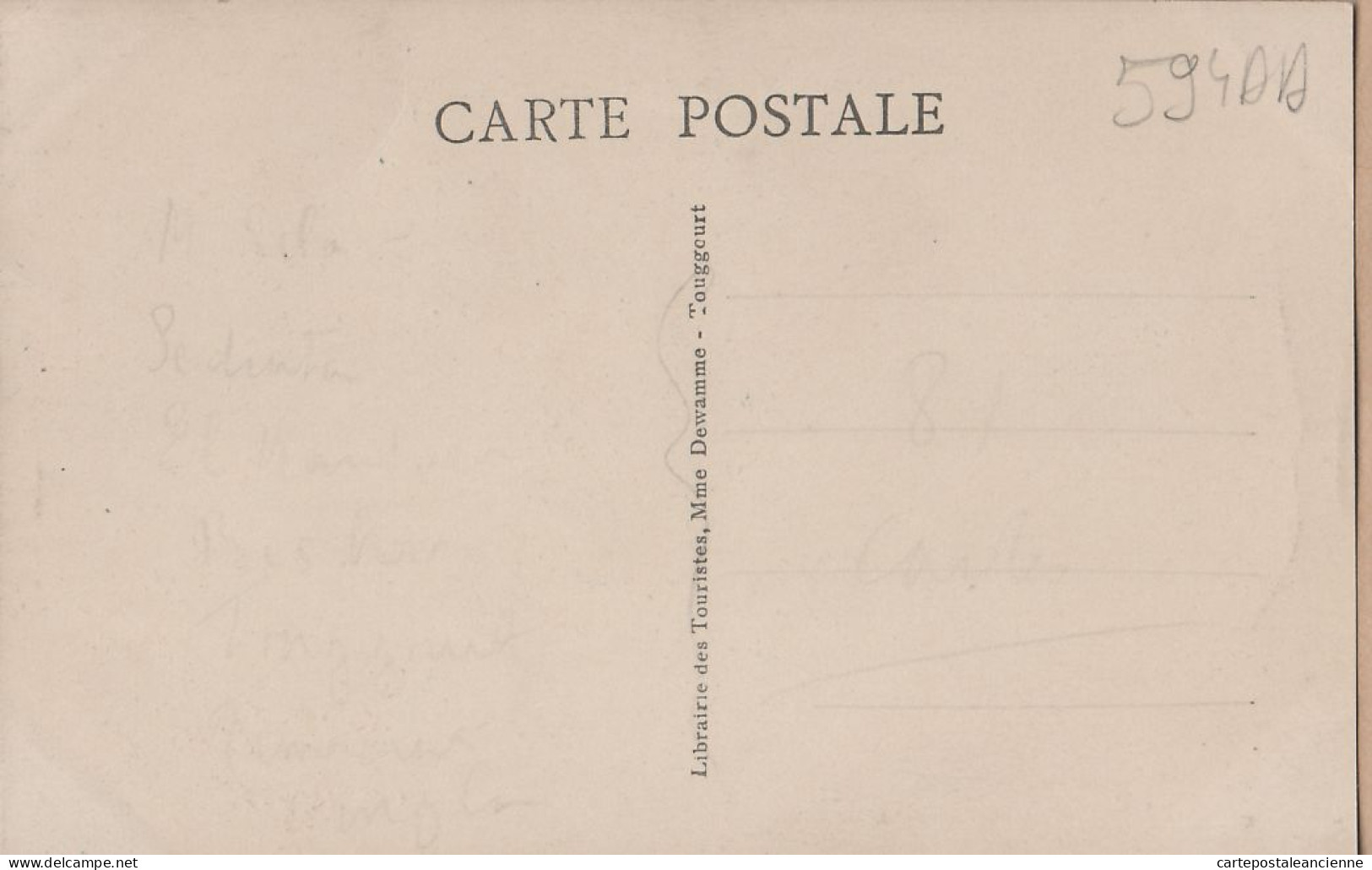 26475 / ⭐ Algerie Le GRAND LAC De TEMACINE 1920s - ETOILE Photo ALBERT Librairie Mme DEWAMME -ALGERIA  - Autres & Non Classés
