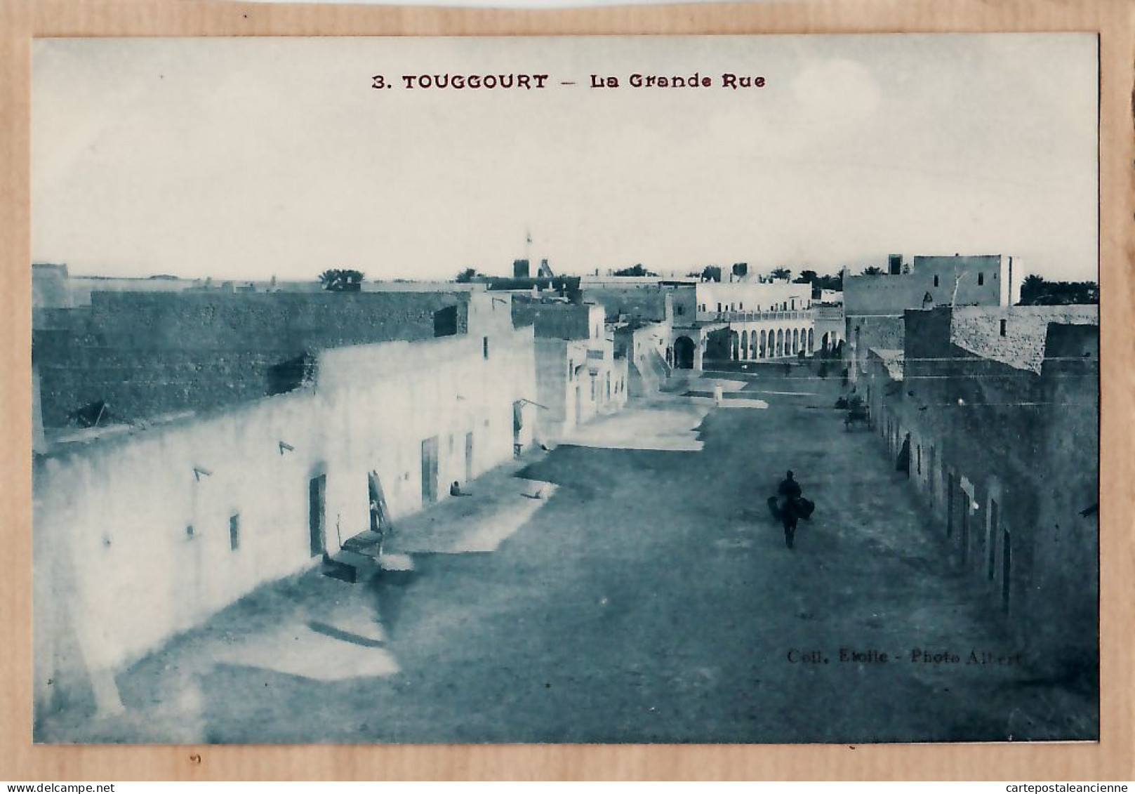 26460 / ⭐ Algerie TOUGGOURT La Grande Rue  1920s - ETOILE Photo ALBERT 3 Librairie Mme DEWAMME -ALGERIA  - Autres & Non Classés