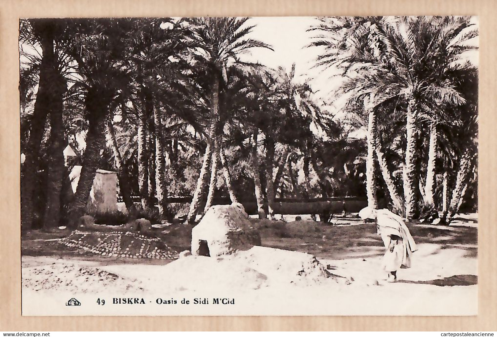 26170 / ⭐ ◉  ♥️ (•◡•) Algerie BISKRA Oasis SIDI M'CID 1930s - CAP 49-   ALGERIA ALGERIEN ARGELIA ALGERIJE - Biskra