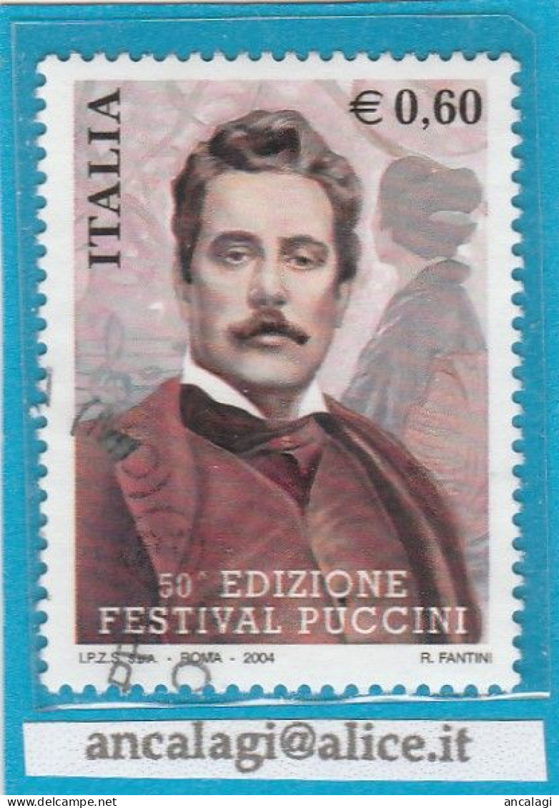 USATI ITALIA 2004 - Ref.0935D "GIACOMO PUCCINI" 1 Val. - - 2001-10: Oblitérés