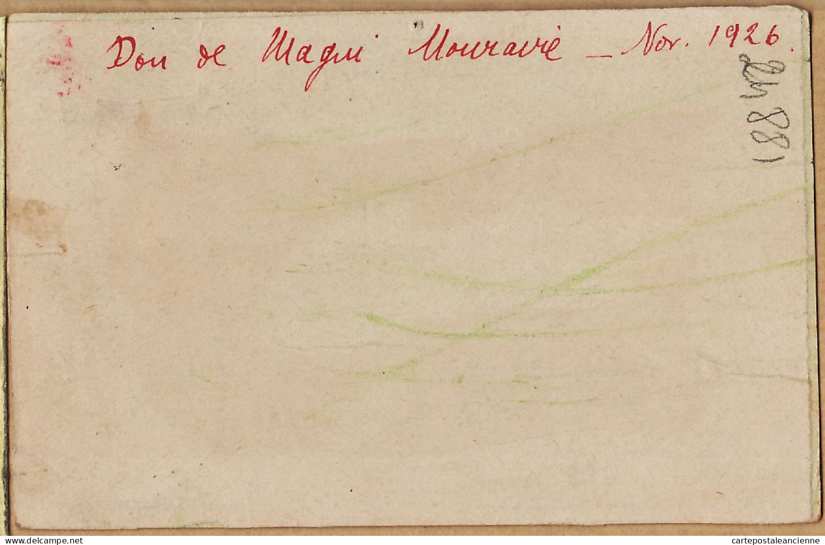 26412 / ⭐ ALGER Pièce D'eau Parc GALLAND "Don De Magui MOURAVIE Novembre 1926 Algérie - Algiers