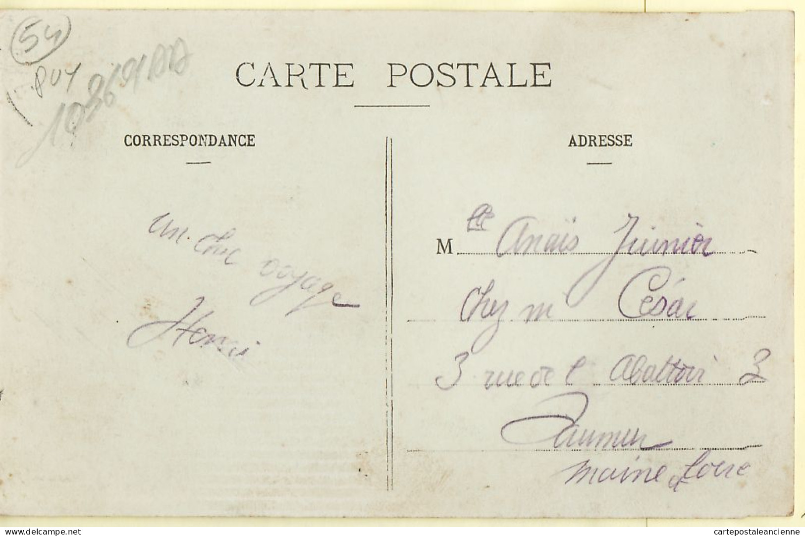 26091 / ⭐ NANCY Meurthe-Moselle Vue Generale Prise Depuis Saint EPVRE 1910s à JUINIER Chez CESAR Saumur - IRN 4 - Nancy