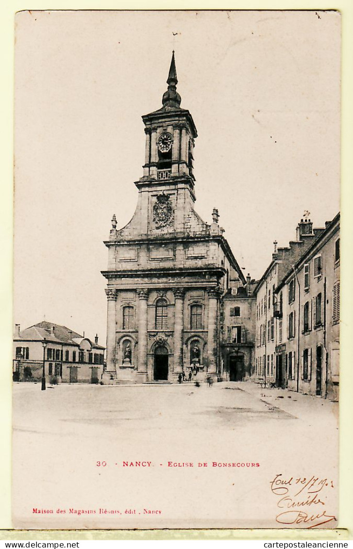 26095 / ⭐ NANCY Meurthe-Moselle Eglise BONSECOURS 13.07.1903 à Valérie BULCOURT Rue St Maur Paris - MMM 30 - Nancy