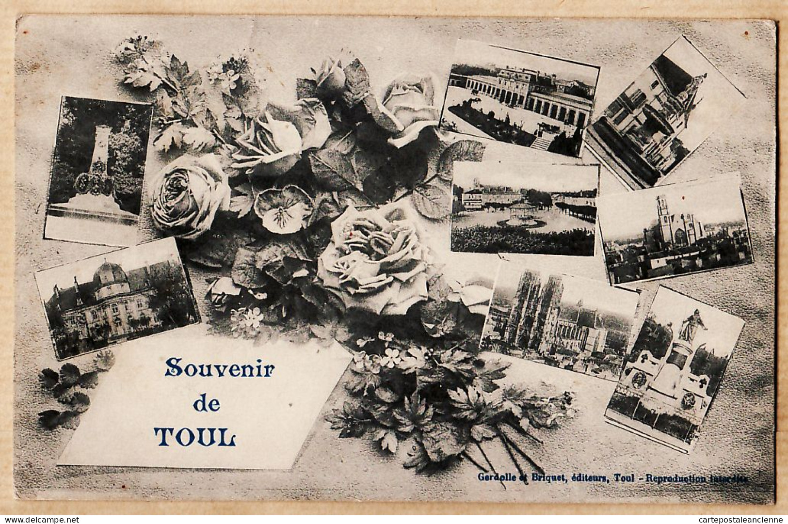 26112 / ⭐ ♥️ Souvenir TOUL 1915 Service Militaire ELIE BERNARD G.V.C Poste 6 Gare XERTIGNY-GALIBERT ARGELLIERS Aude  - Toul