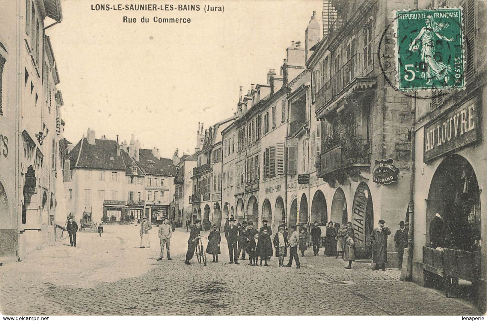 D6958 Lons Le Saunier Rue Du Commerce - Lons Le Saunier