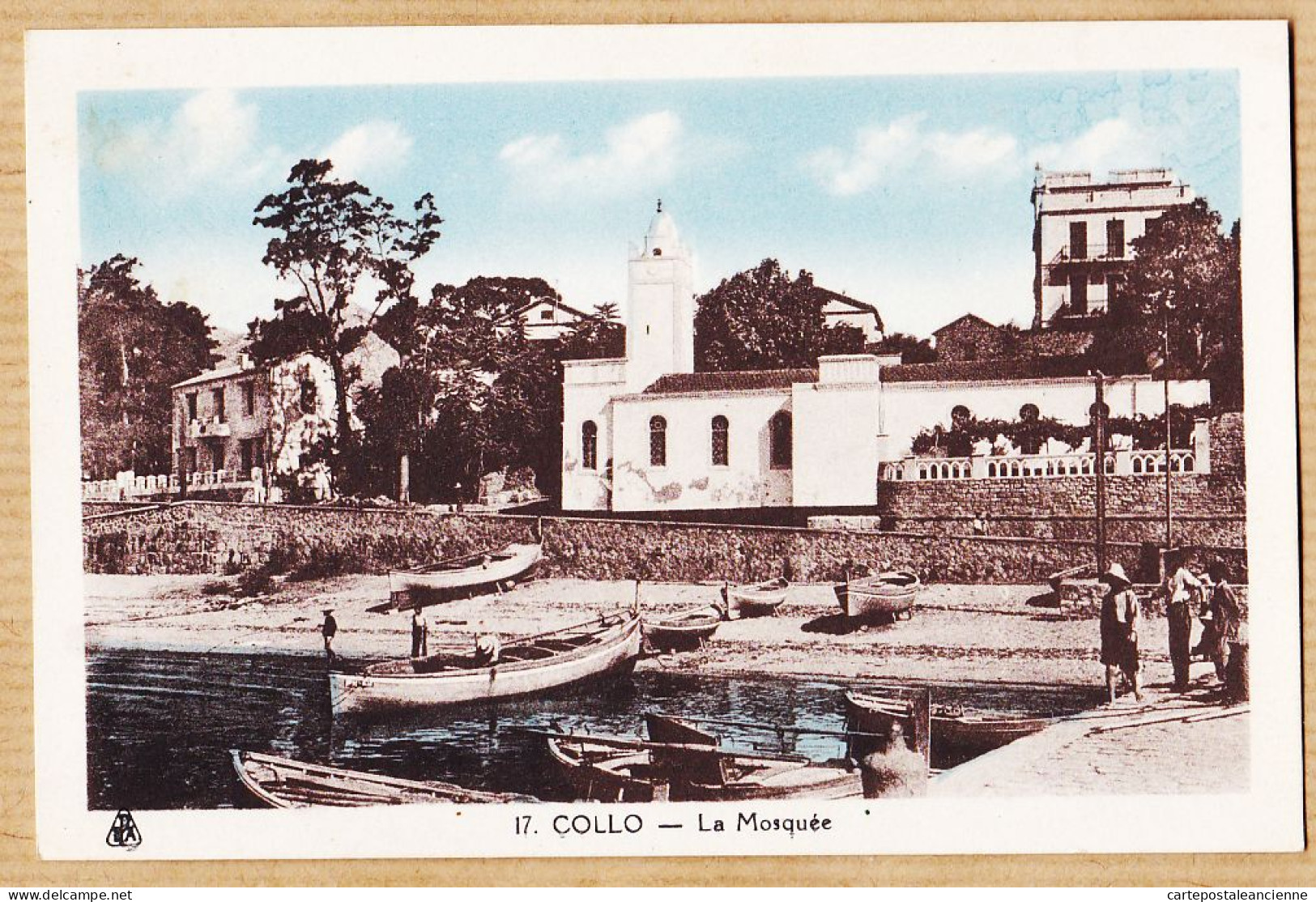 26448 / ⭐ Peu Commun COLLO El Qol La Mosquée Coin Du Port De Pêcheurs 1920s PHOTO-AFRICAINES 17 Constantine → Etat Parfa - Otros & Sin Clasificación