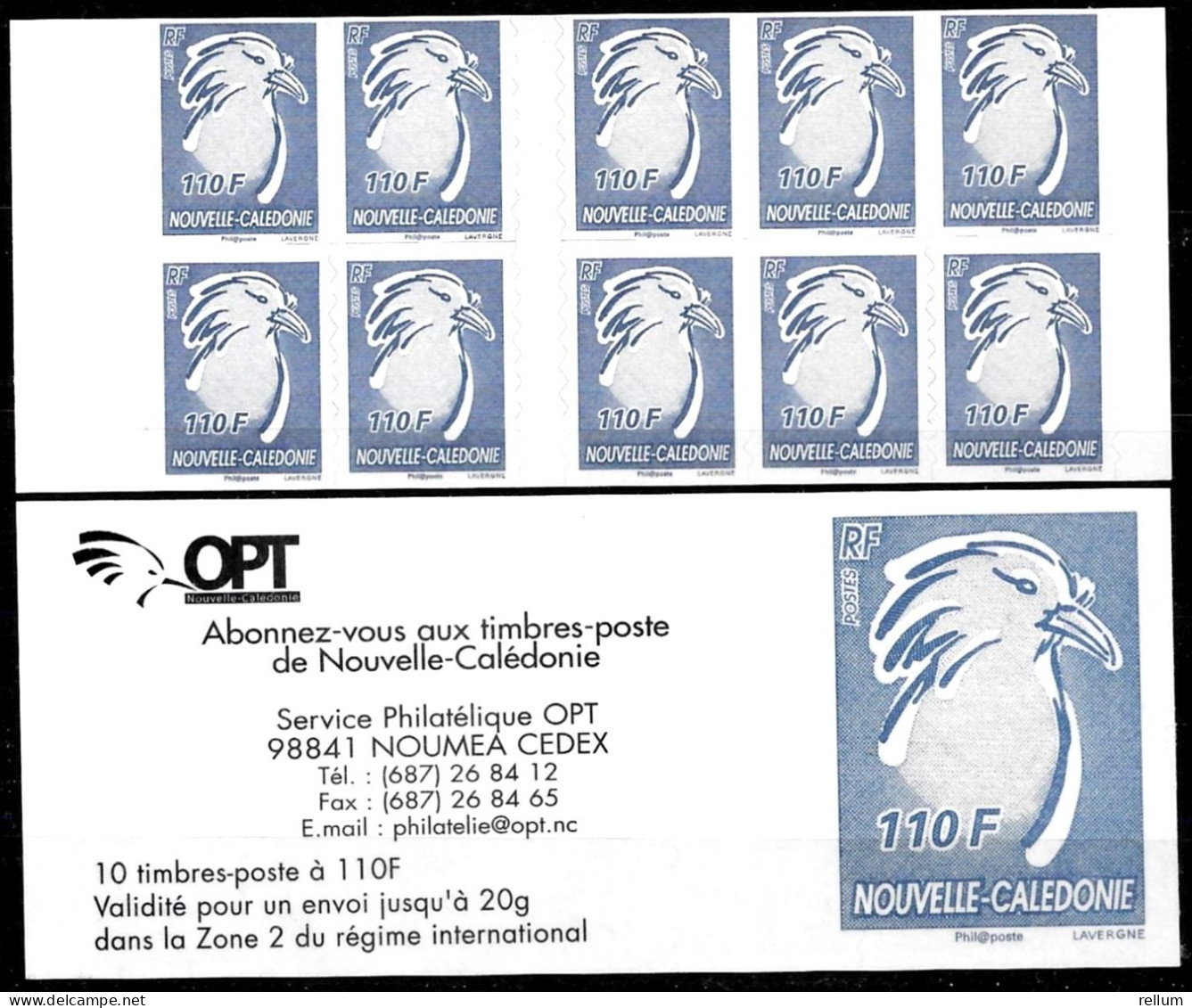 Nouvelle Calédonie 2006 Carnet - Yvert Et Tellier Nr. Carnet C976 - Michel Nr. MH 1391 ** - Ongebruikt