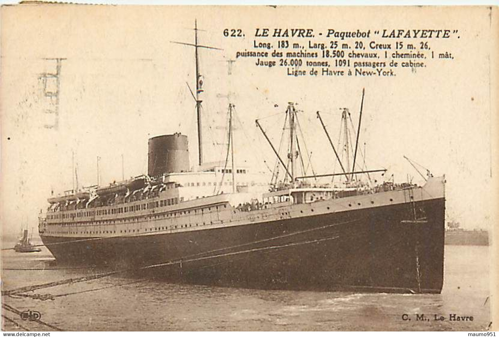 Lot N° 31 de 10 Bateaux divers - 76 LE HAVRE