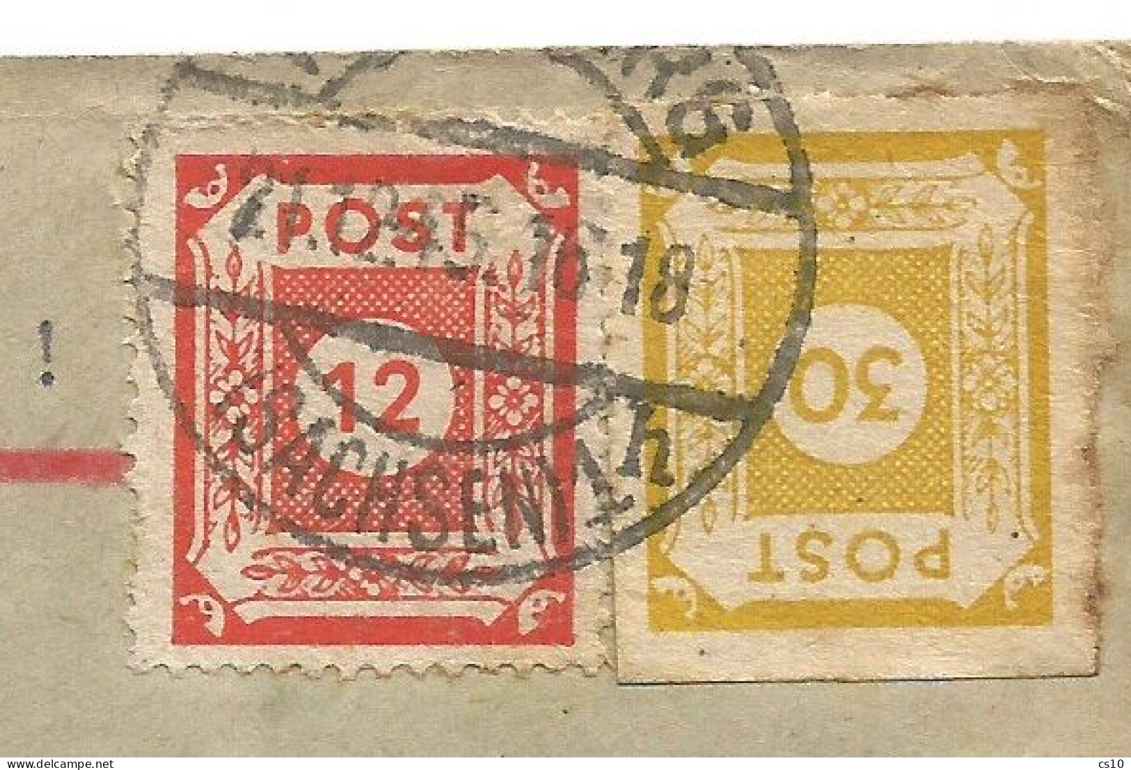 Germany Soviet Zone Dresden Registered CV Freiberg 21dec1945 To Hagen With Pf.12 Perf + Pf.30 IMPERFORATED - Covers & Documents