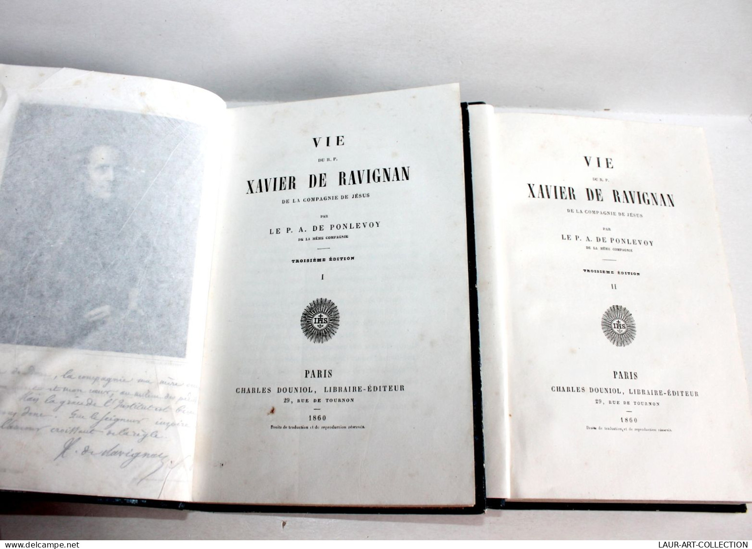 VIE DU RP XAVIER DE RAVIGNAN, COMPAGNIE DE JESUS De DE PONLEVOY 2/2 1862 DOUNIOL / ANCIEN LIVRE XIXe SIECLE (1803.181) - Religión