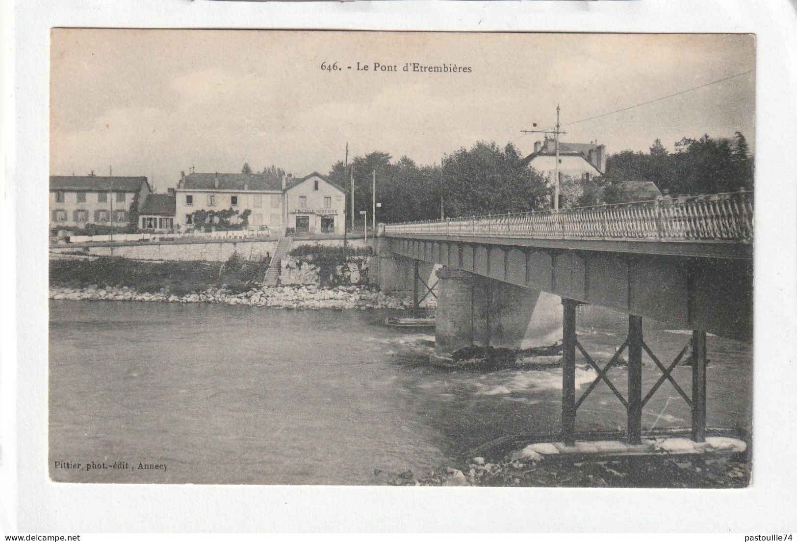 CPA :  14 X 9  -  Le  Pont D'Etrembières - Annemasse