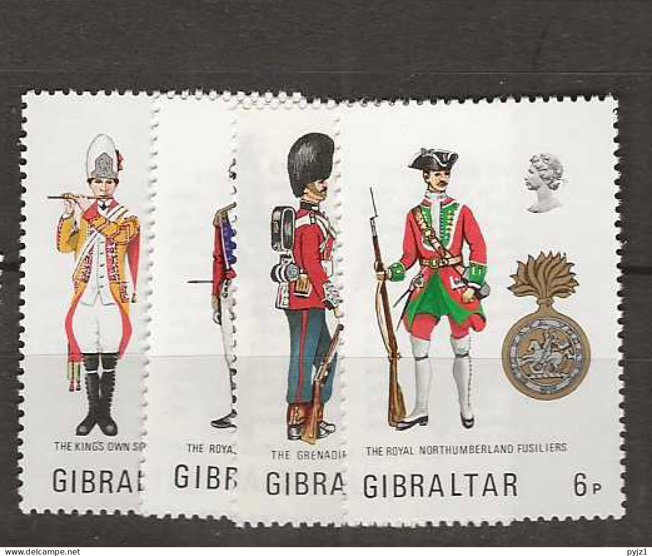 1973 MNH Gibraltar Mi 302-05 Postfris ** - Gibraltar