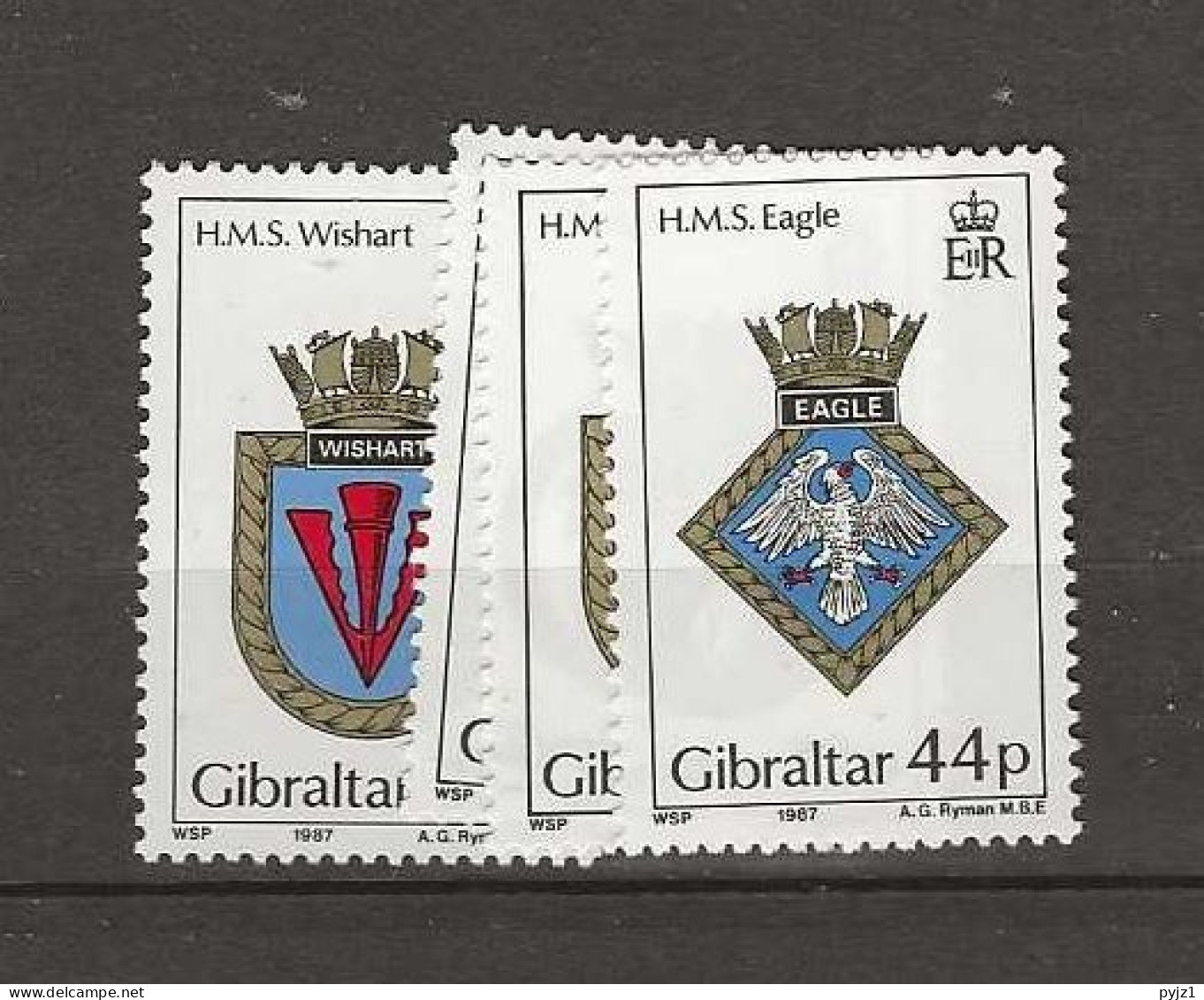 1987 MNH Gibraltar Mi 521-24  Postfris ** - Gibraltar