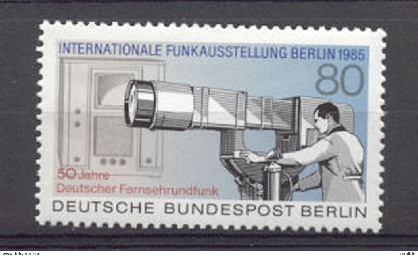 Berlin  703  * *  TB  Télévision - Unused Stamps