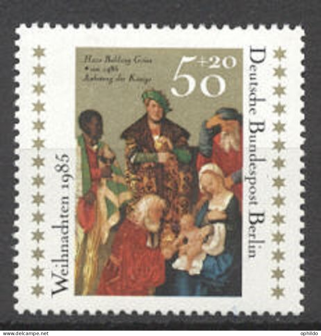 Berlin  709  * *  TB  Noël  - Unused Stamps