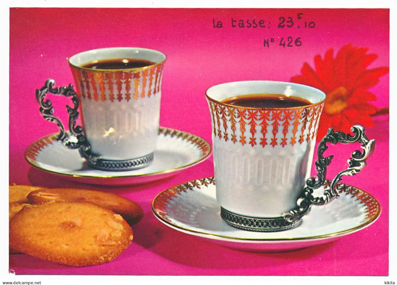 Carton 10.5 X 15 Pas De Calais BERCK-PLAGE  La Manufacture Pilote Tasse à Café En Porcelaine De Bavière - Berck