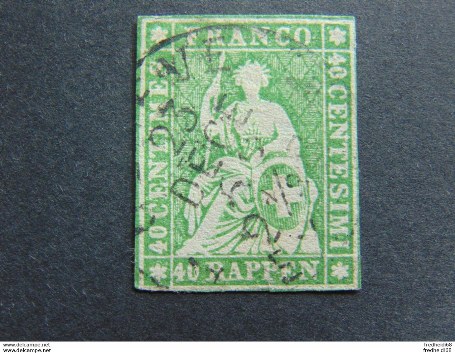Très Beau N°. 17 Oblitéré (numérotation Philex) - Belles Marges Et Oblitération Propre - Used Stamps
