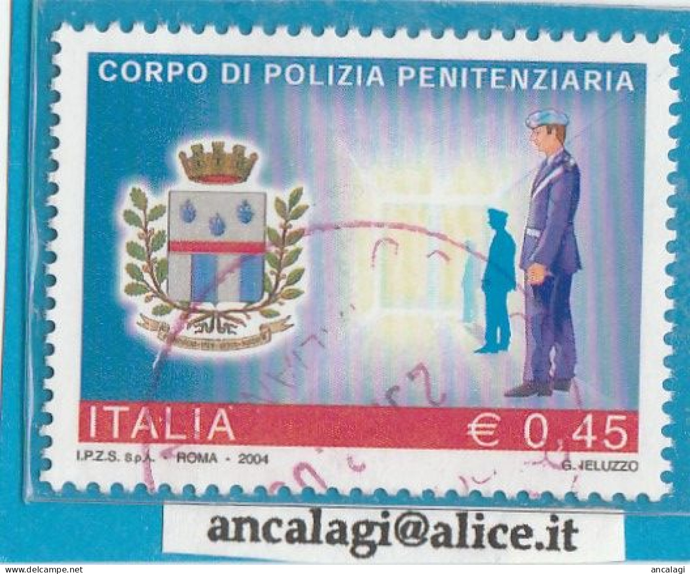 USATI ITALIA 2004 - Ref.0938 "POLIZIA PENITERZIARIA" 1 Val. - - 2001-10: Oblitérés