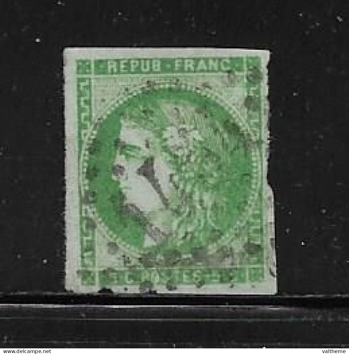 FRANCE  ( FR1 - 166 )   1870  N° YVERT ET TELLIER  N°  42B - 1870 Bordeaux Printing