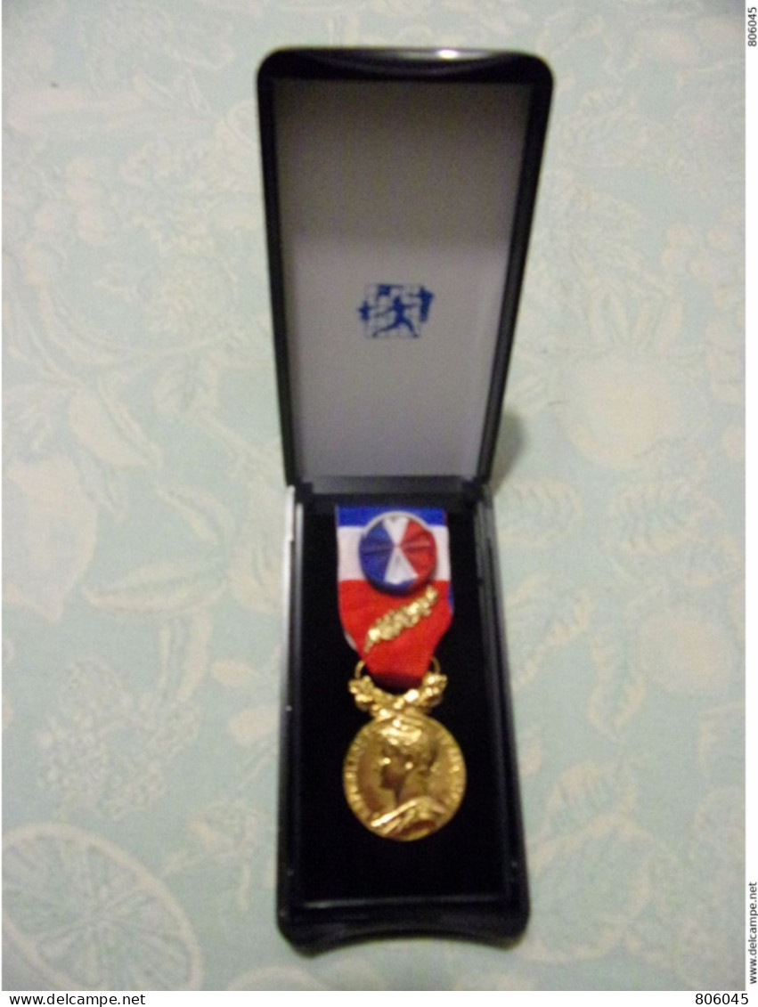 Médaille Du Travail Or 2001 - Professionali / Di Società