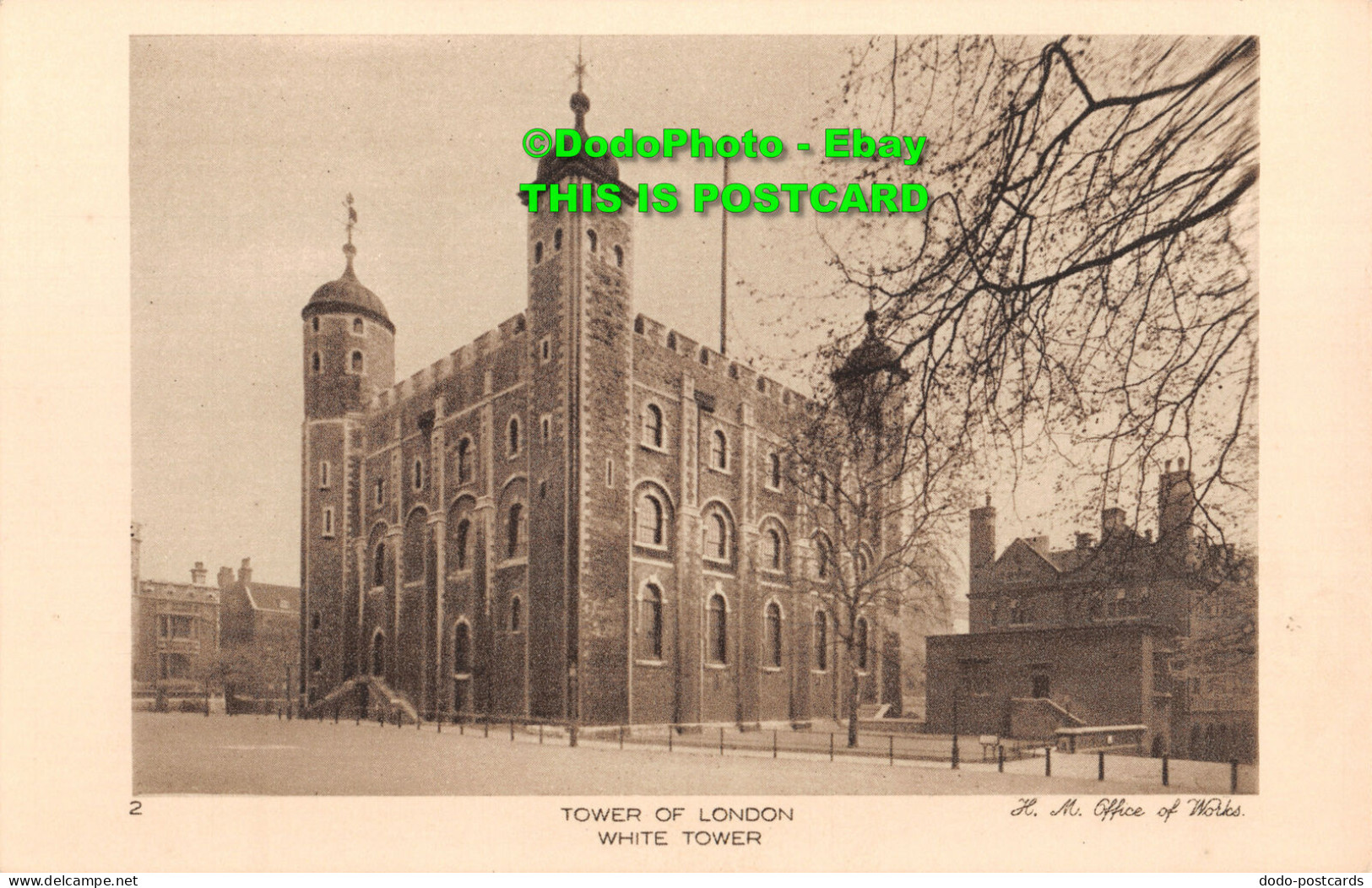 R435775 Tower Of London. White Tower. Harrison. H. M. Office Of Works - Altri & Non Classificati