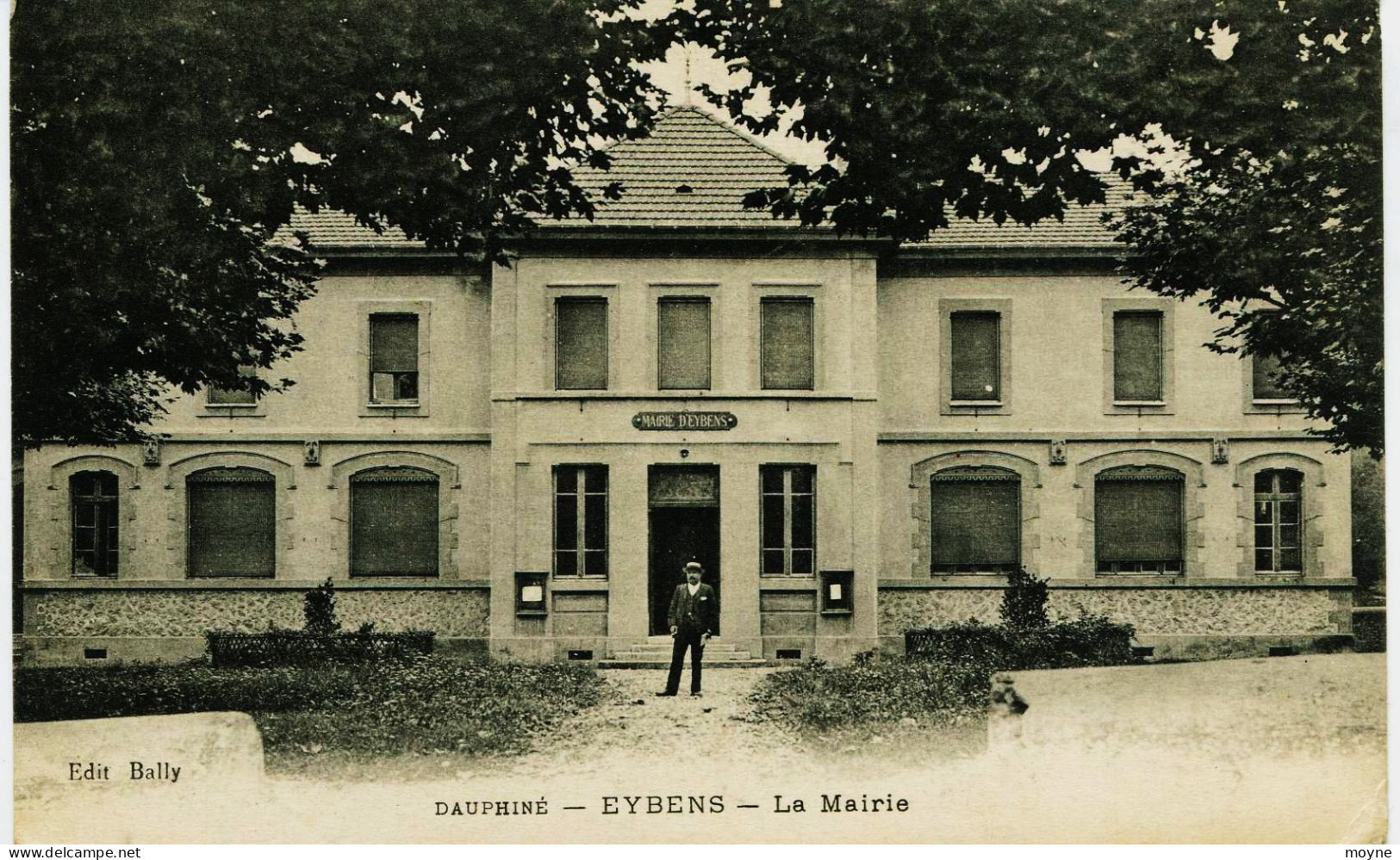 3491 -  Isére - EYBENS  :  LA  MAIRIE   - Circulée En  1916 - Otros & Sin Clasificación