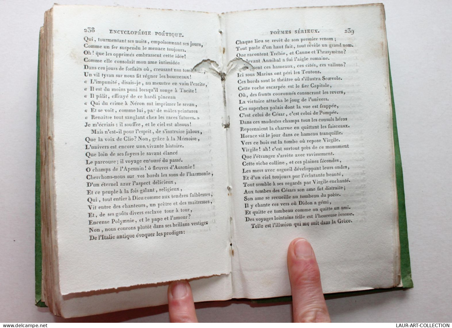 PETITE ENCYCLOPEDIE POETIQUE, CHOIX POESIES TOUS GENRES 9 POEMES SERIEUX 1804 T1 / ANCIEN LIVRE XIXe SIECLE (1803.183) - Französische Autoren