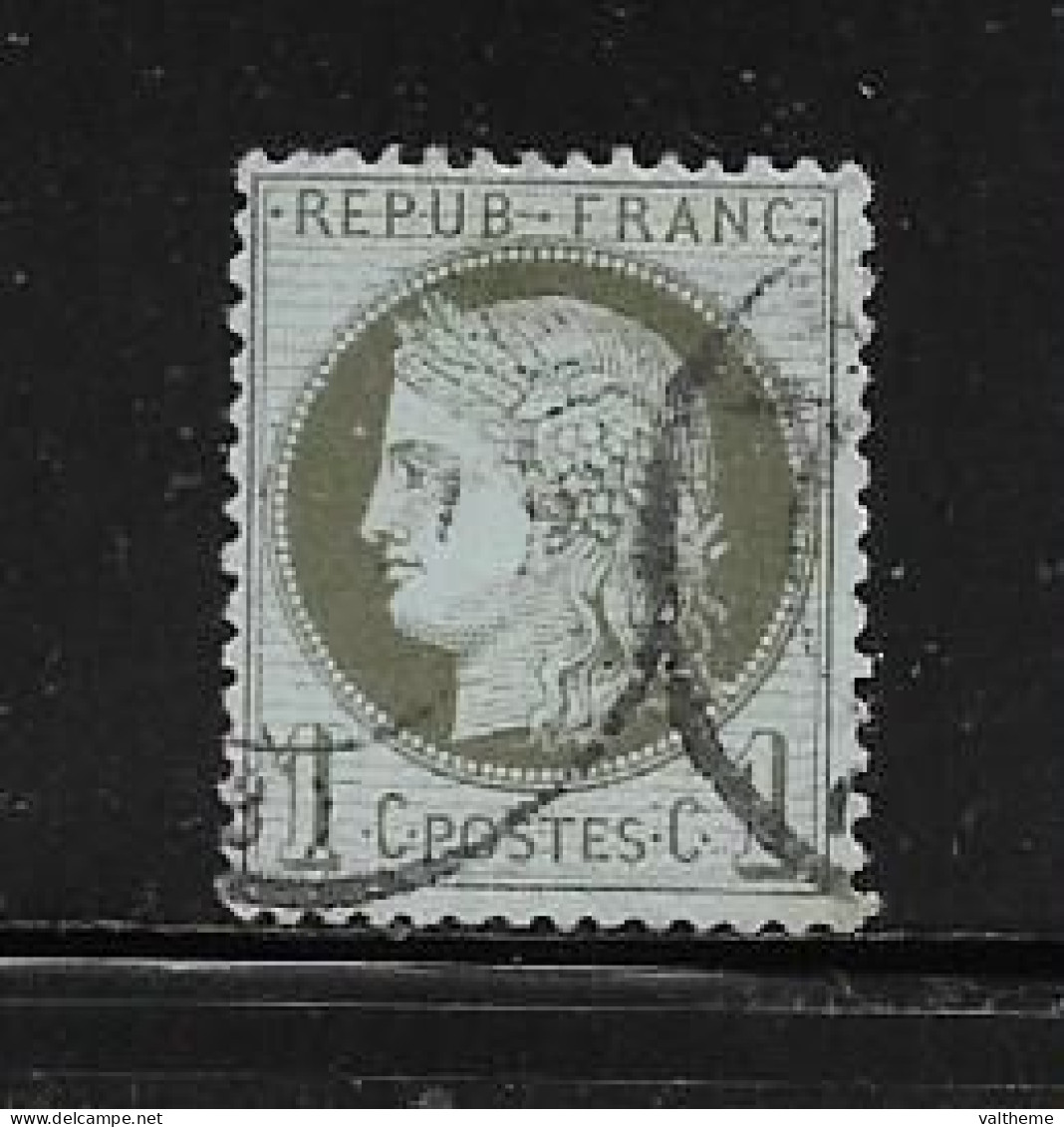 FRANCE  ( FR1 - 174 )   1872  N° YVERT ET TELLIER  N°  50 - 1871-1875 Cérès