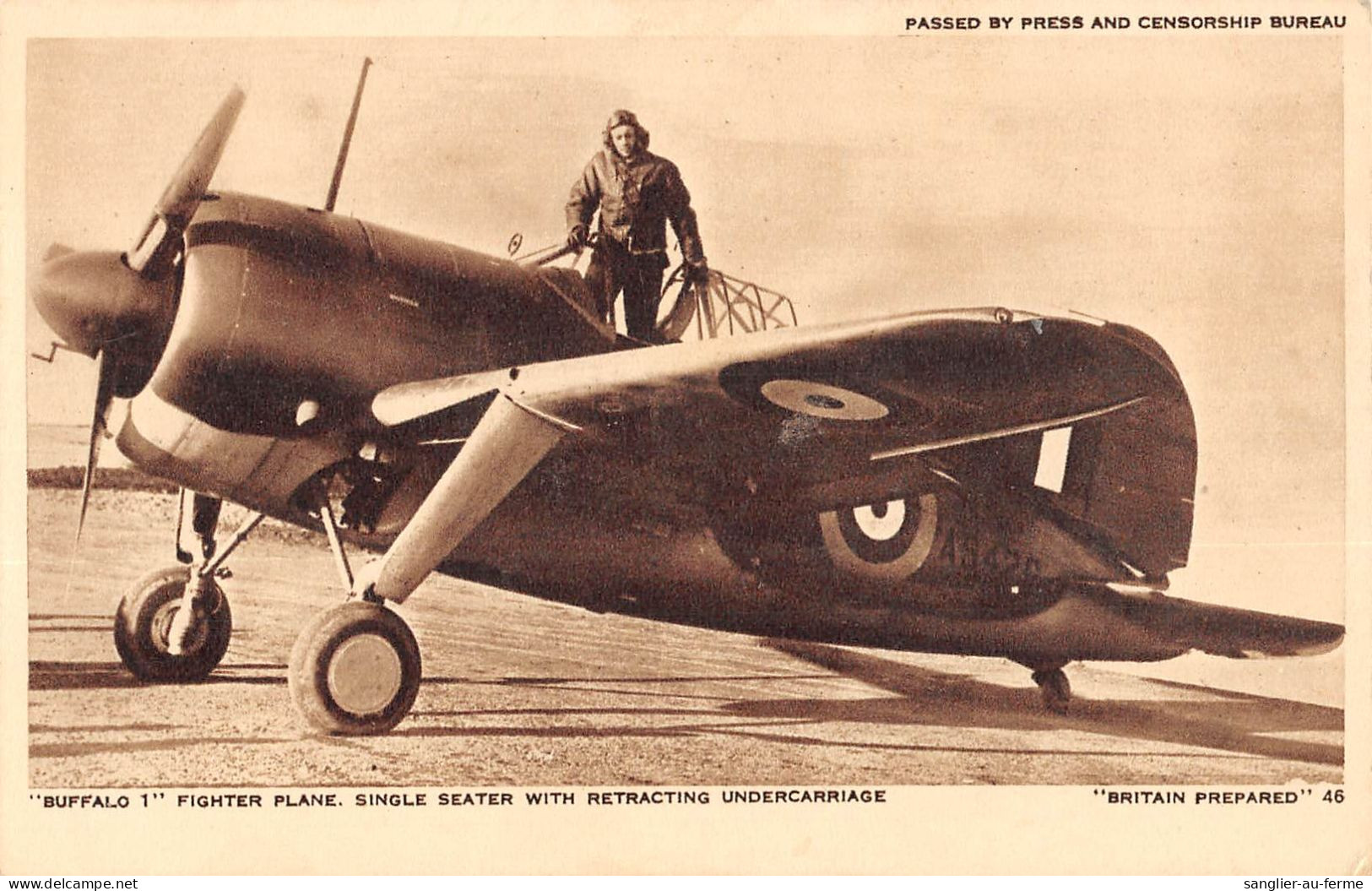 CPA / AVIATION / BUFFALO 1 / FIGHTER PLANE / SINGLE SEATER WITH RETRACTING UNDERCARRIAGE - ....-1914: Voorlopers