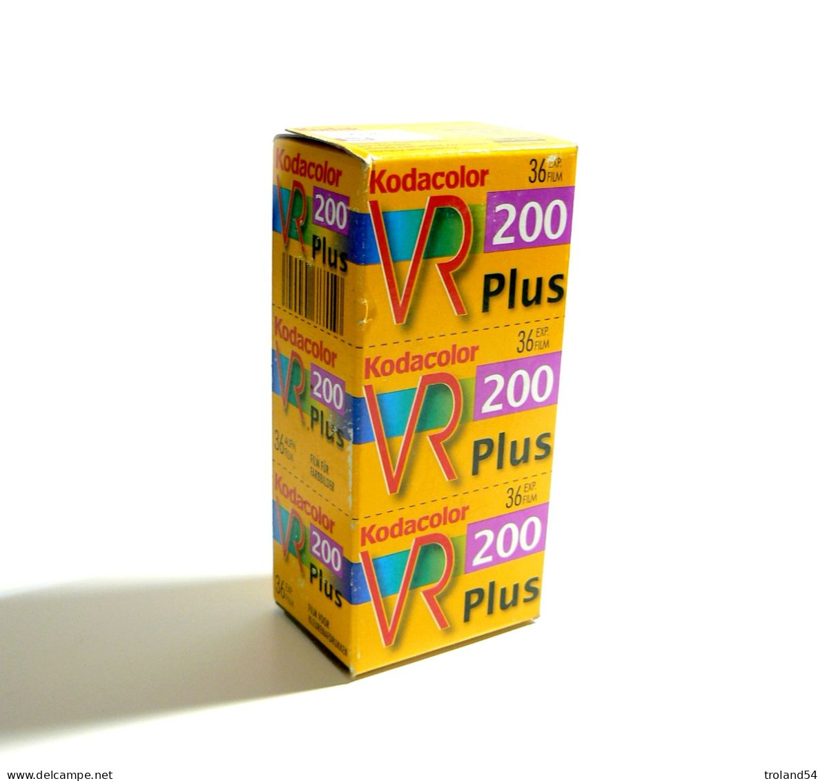 Pack, Pellicule Kodak VR PLUS 3 X 36, ISO 200/24 - Bobinas De Cine: 35mm - 16mm - 9,5+8+S8mm