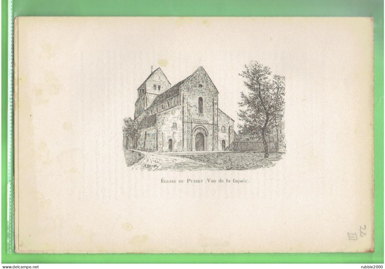 1904 EGLISE DU PUISET COMMUNE DE JANVILLE EN BEAUCE EURE ET  LOIR - Centre - Val De Loire