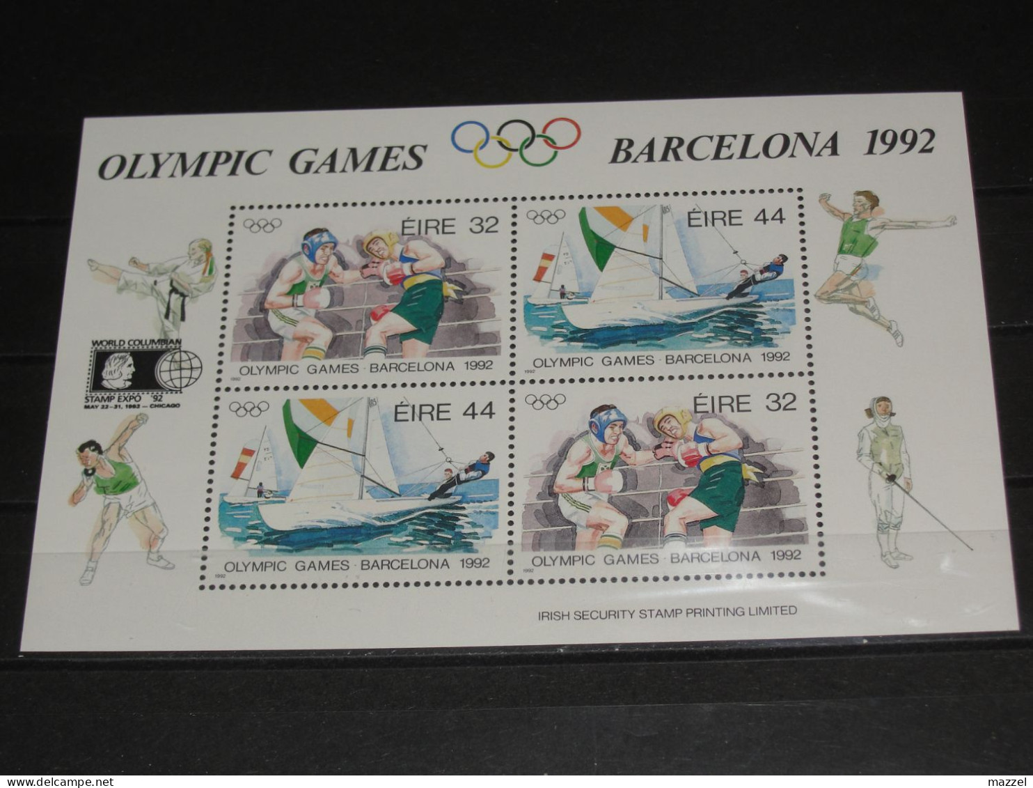 IERLAND,  BLOK 9 I   POSTFRIS ( MNH), - Hojas Y Bloques