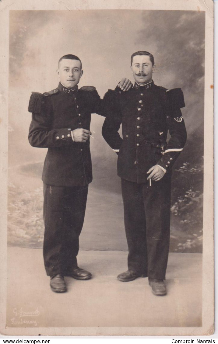 Carte Photo - B.Guilleminot, Boespflug & Cie - Paris - Uniforms