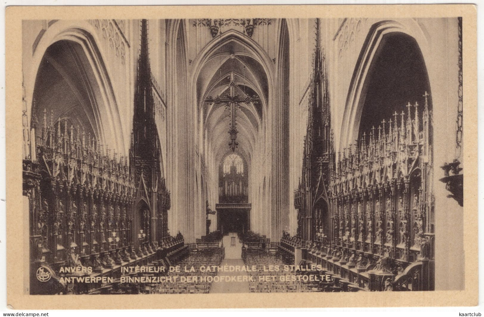 Anvers - Interieur De La Cathédrale. Les Stalles - Antwerpen. Binnenzicht Hoofdkerk, Het Gestoelte - (Belgique/België) - Antwerpen