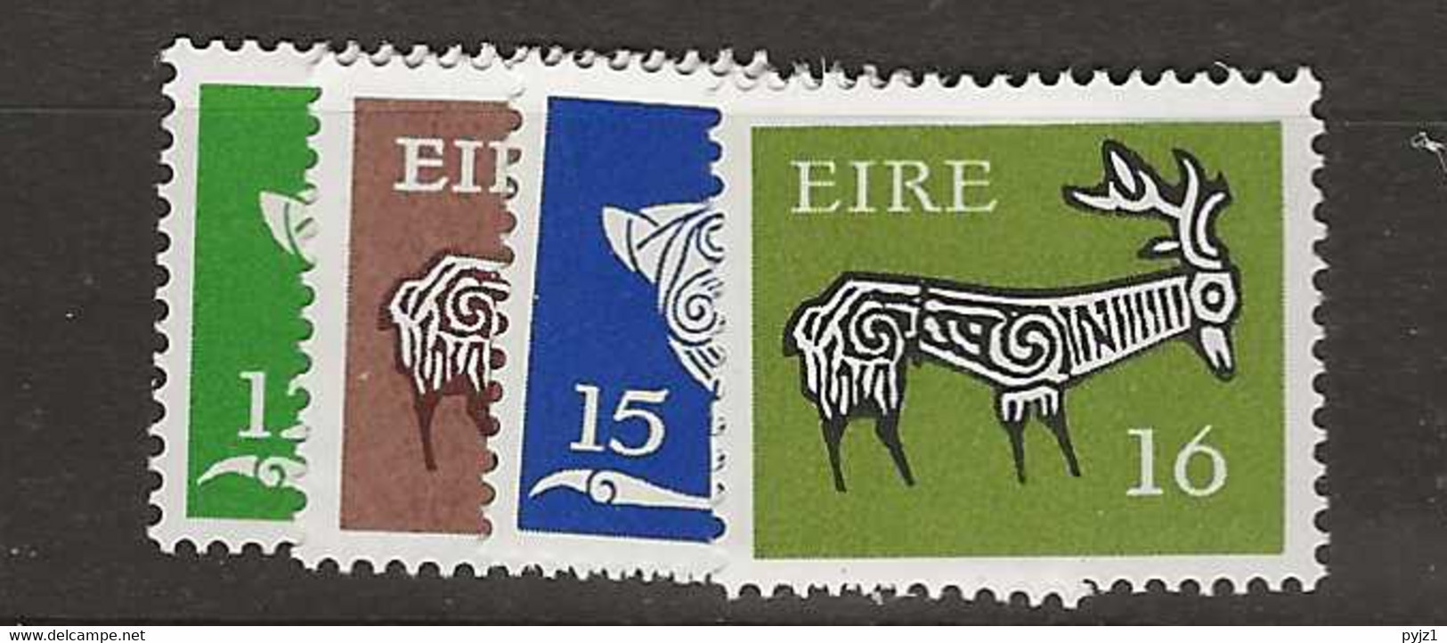 1980 MNH Ireland Mi 415-16 + 419-20 Postfris** - Ungebraucht