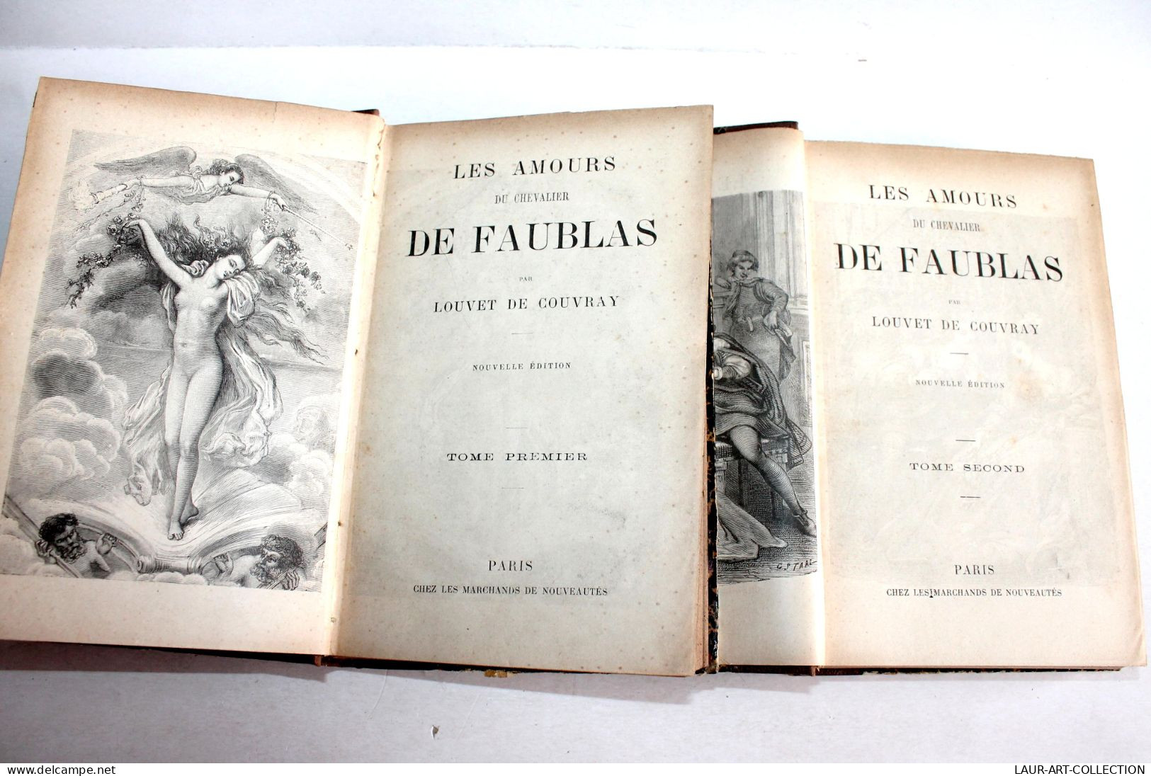 LES AMOURS DU CHEVALIER DE FAUBLAS De L. DE COUVRAY NOUVELLE EDITION COMPLET 2/2 / ANCIEN LIVRE XIXe SIECLE (1803.185) - 1801-1900