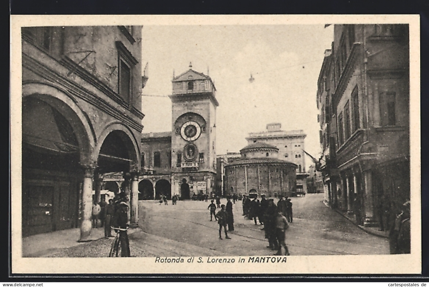 Cartolina Mantova, Rotonda Di S. Lorenzo  - Mantova