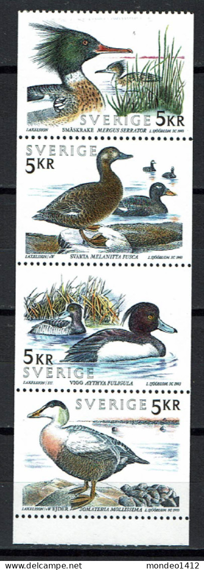 Sweden - 1993 - Yv 1771/74 - Water Birds, Oiseaux Aquatiques - MNH - Unused Stamps