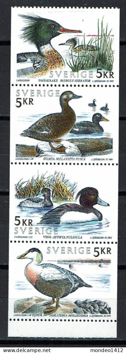 Sweden - 1993 - Yv 1771/74 - Water Birds, Oiseaux Aquatiques - MNH - Nuevos