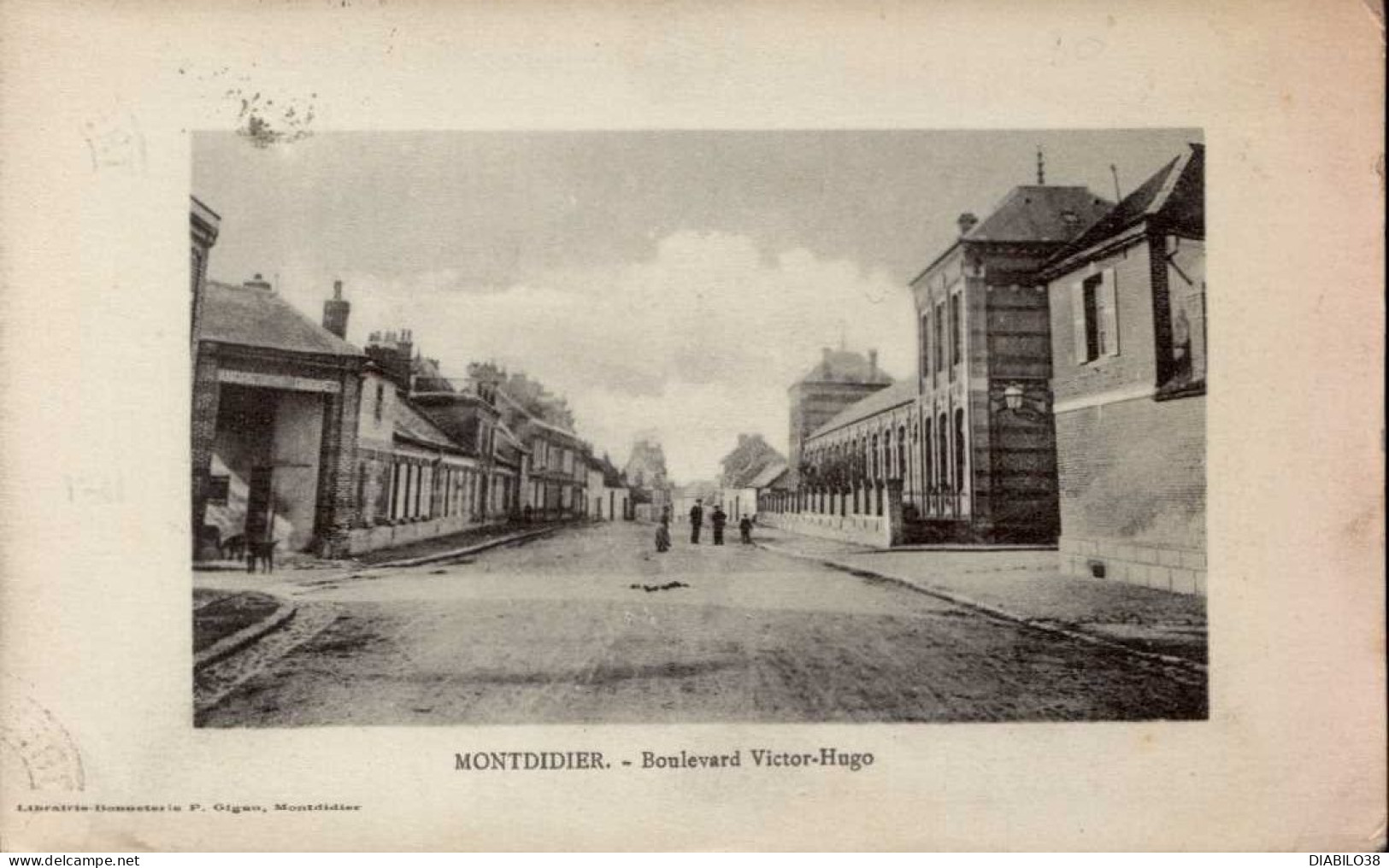 MONTDIDIER     ( SOMME )      BOULEVARD VICTOR HUGO - Montdidier