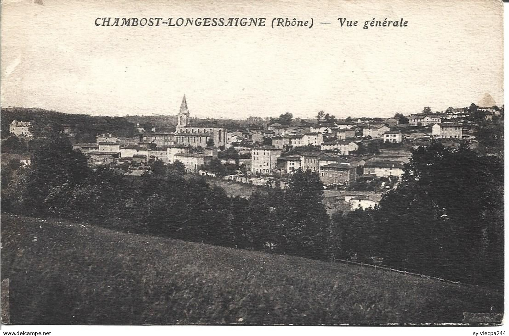 CPA 69 - CHAMBOST-LONGESSAIGNE - VUE GENERALE - Other & Unclassified